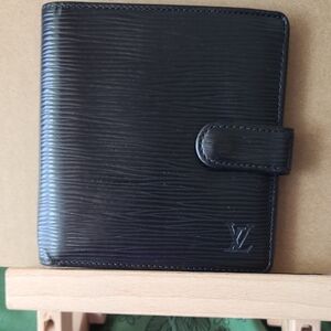 Louis Vuitton Black Epi Wallet